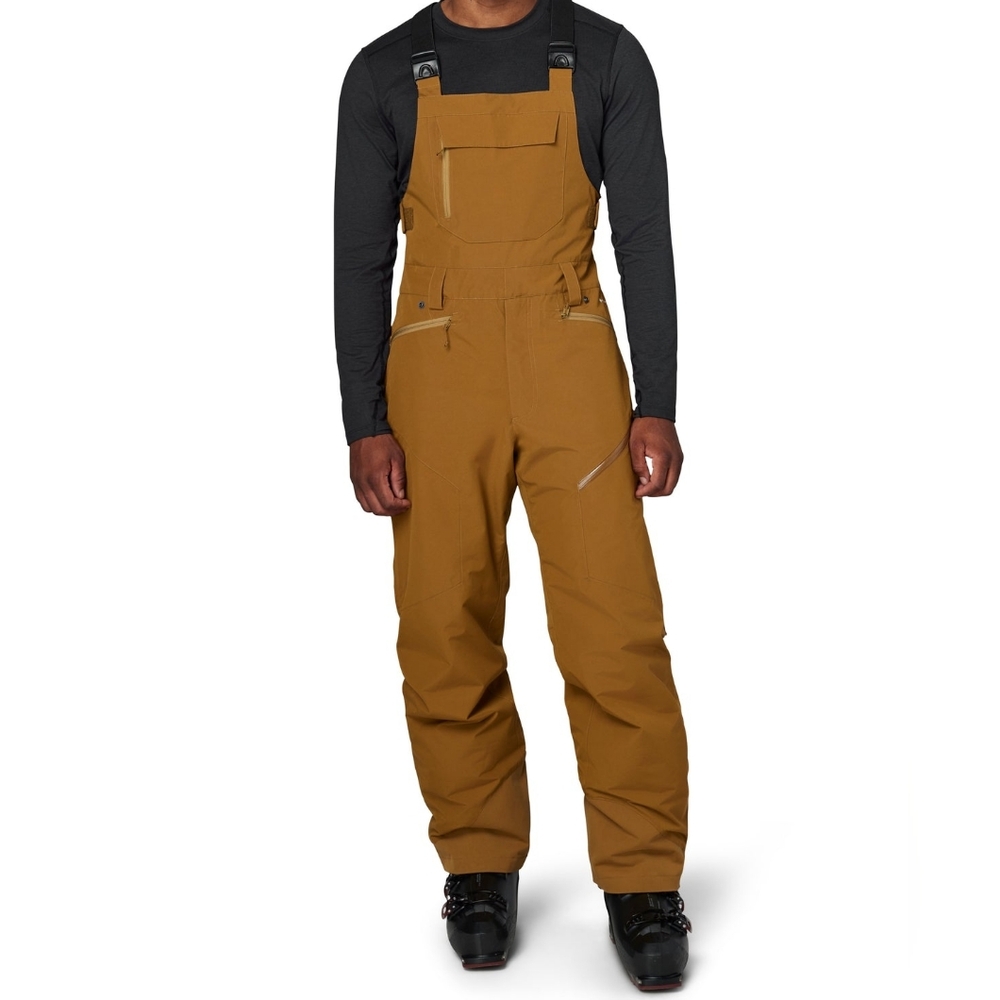 NWT Flylow Men's Dark Blue Snowman Bib Overalls